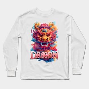 Dragon Firework Celebration Shirt Long Sleeve T-Shirt